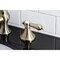 Kingston Brass KC7063BAL Heirloom 8" Widespread Bathroom Faucet, Antique Brass KC7063BAL - alternate 5